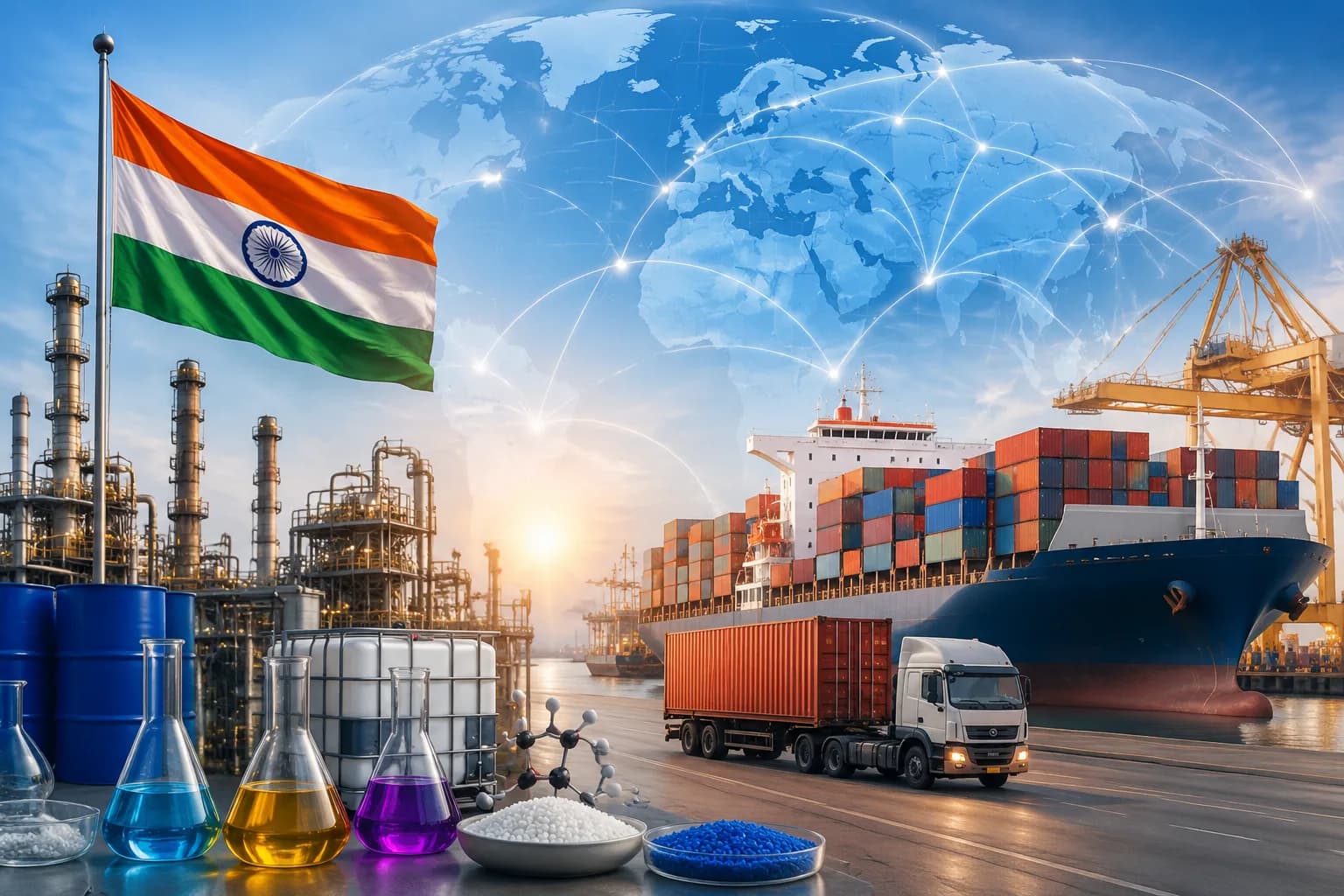 India Chemical Exporters Get Push to Diversify Global Markets