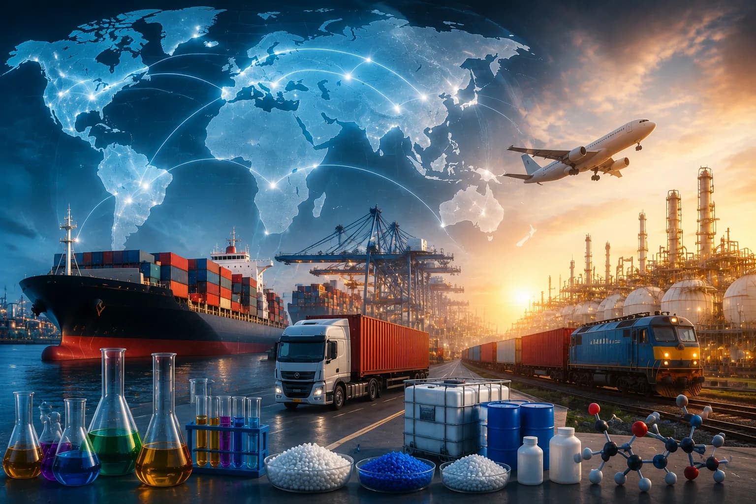 🌍 Global Chemical Industry Faces Supply Shifts and New Trade Routes