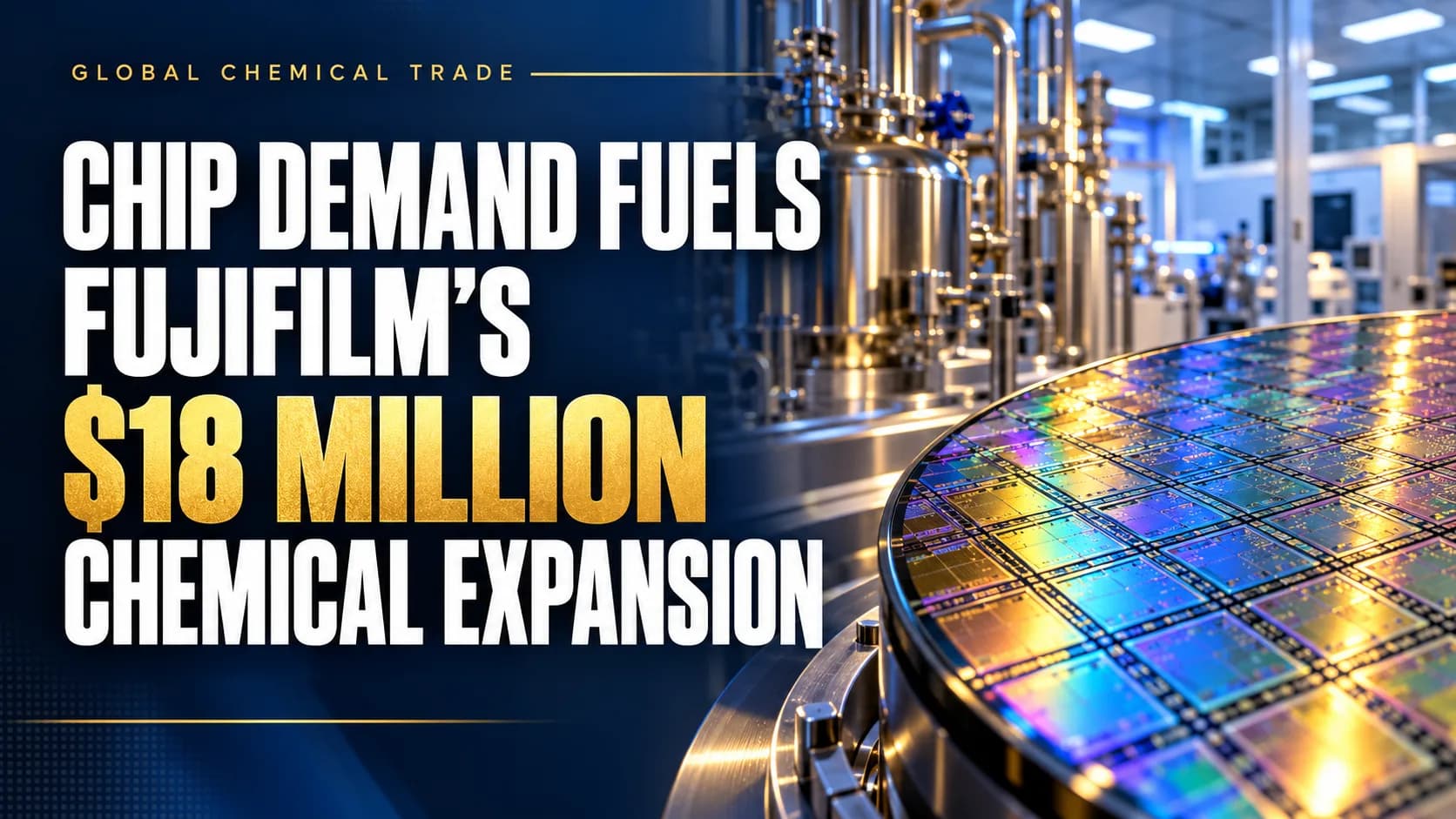 Chip Demand Fuels Fujifilm’s $18 Million Chemical Expansion